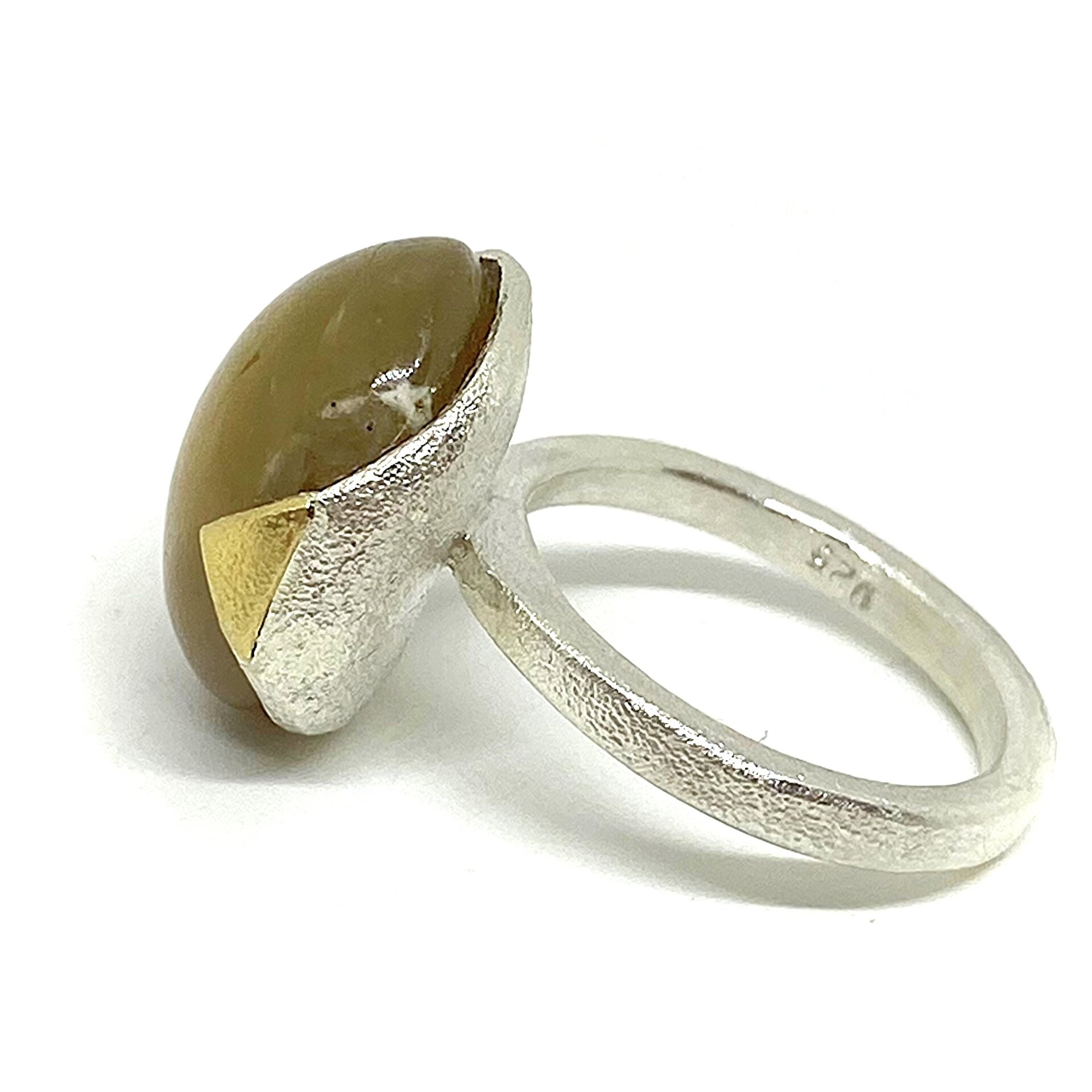Hermoso y gran anillo con magnífico y gran Zafiro estrella. - 3