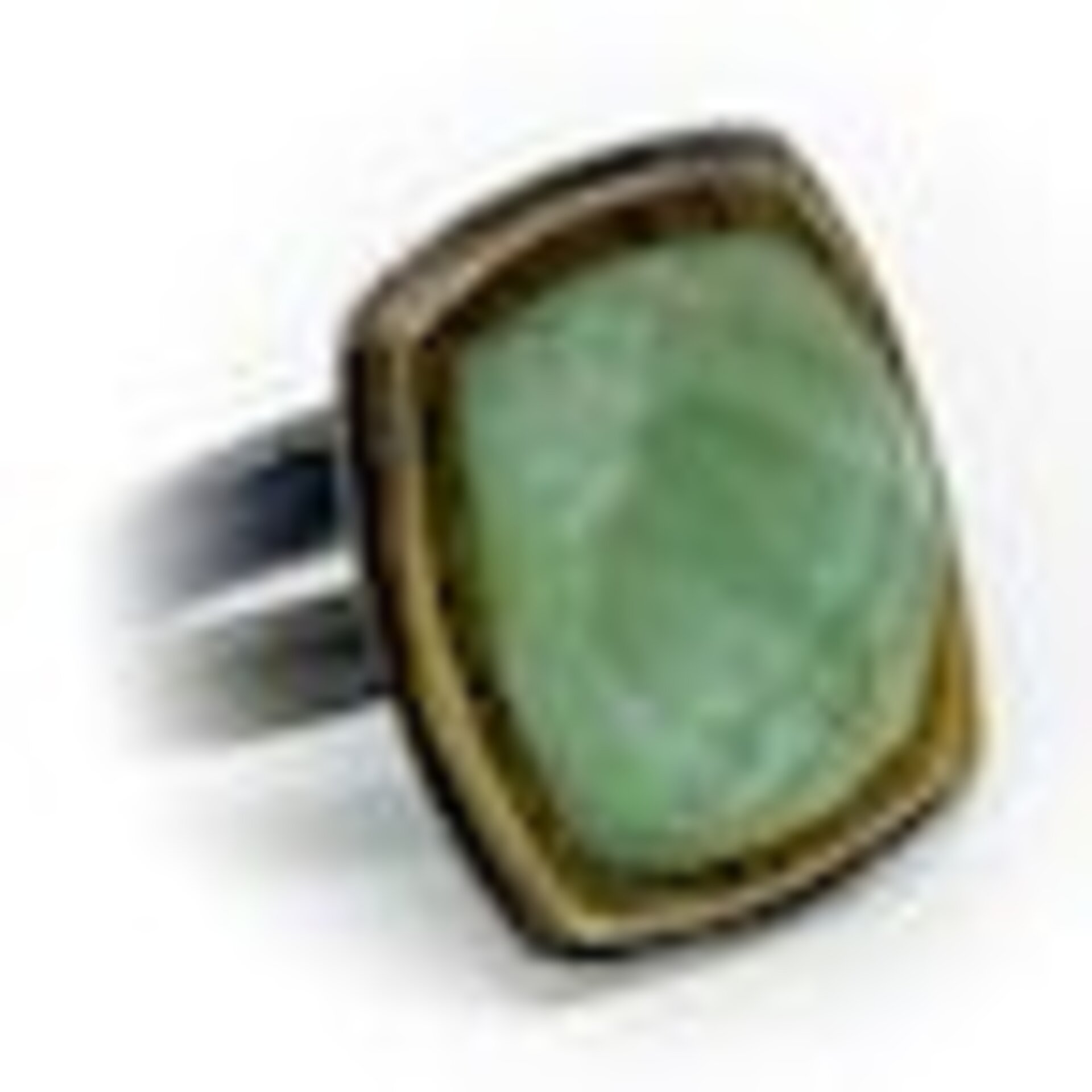 Precioso anillo realizado totalmente a mano en Oro de 14K y Plata de ley oxidada - 2