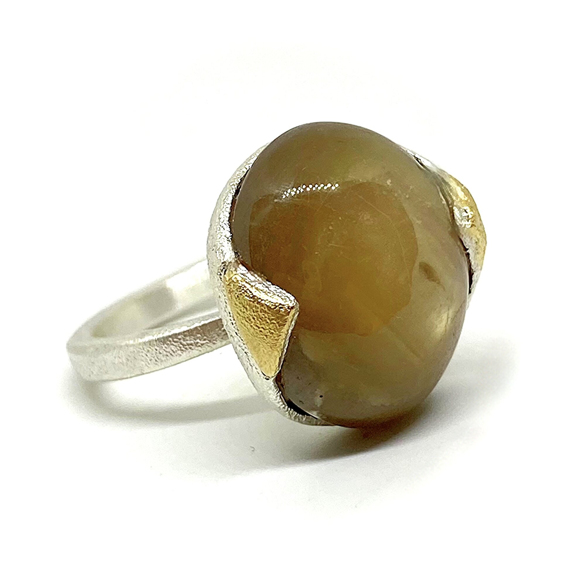 Hermoso y gran anillo con magnífico y gran Zafiro estrella. - 5