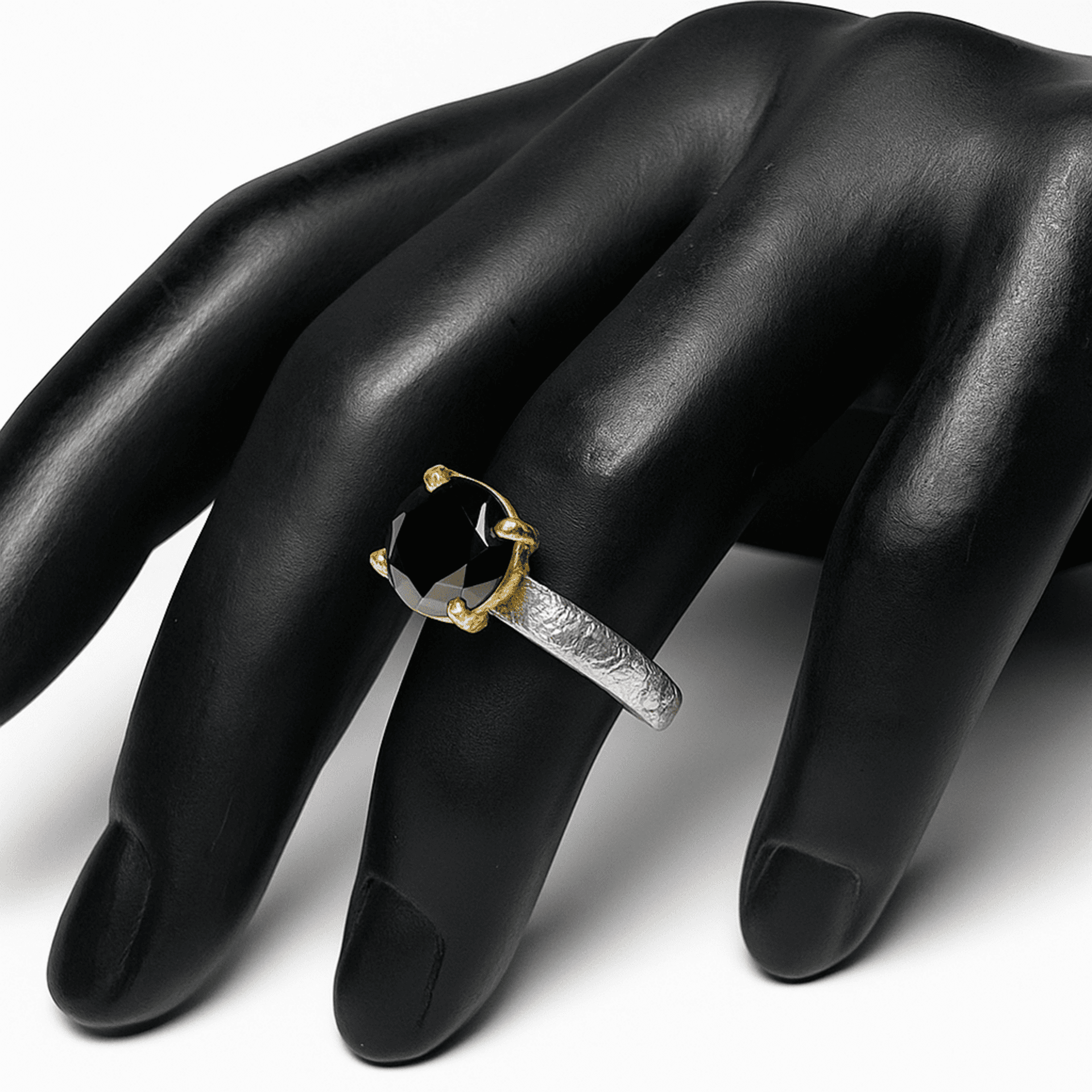 Hermoso y gran anillo con preciosa y enorme Morganita natural del Brasil. Anillo - 9