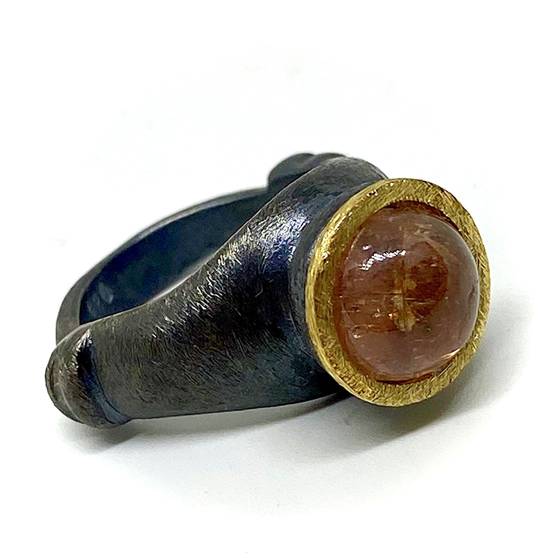 Extraordinario anillo con magnífica Turmalina natural de altísima calidad - 2