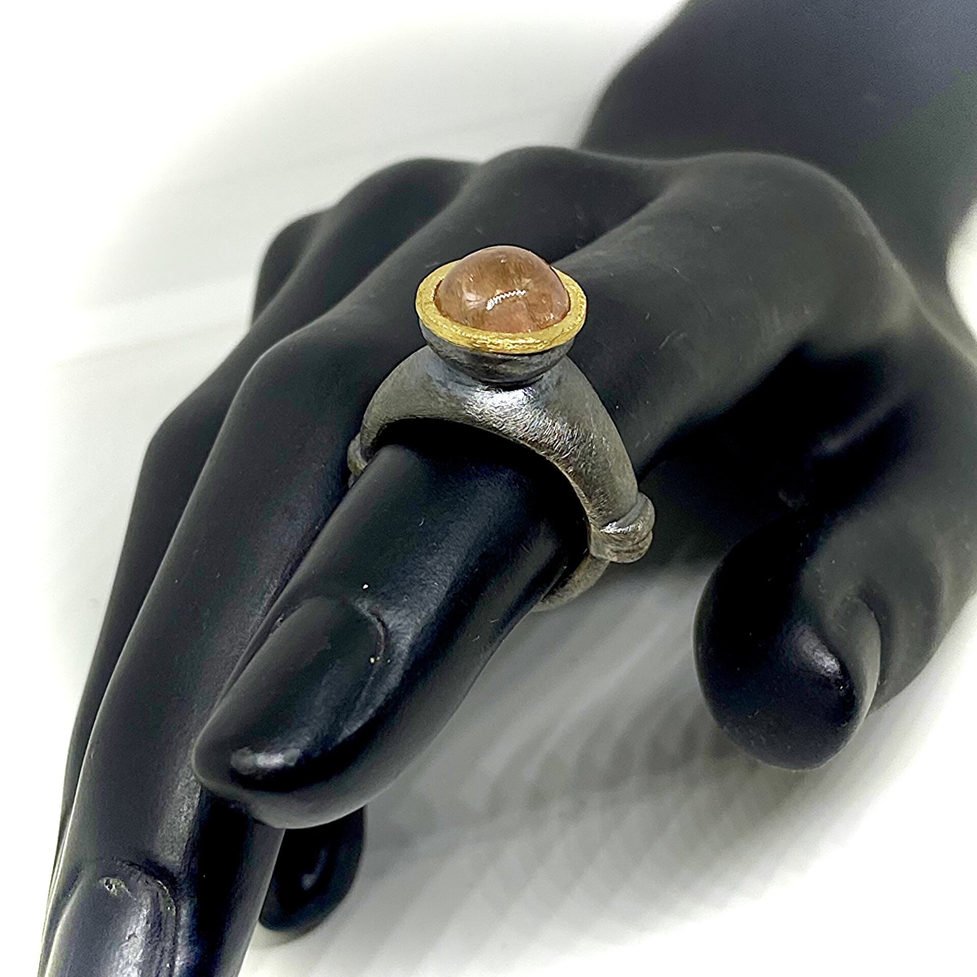 Extraordinario anillo con magnífica Turmalina natural de altísima calidad - 6