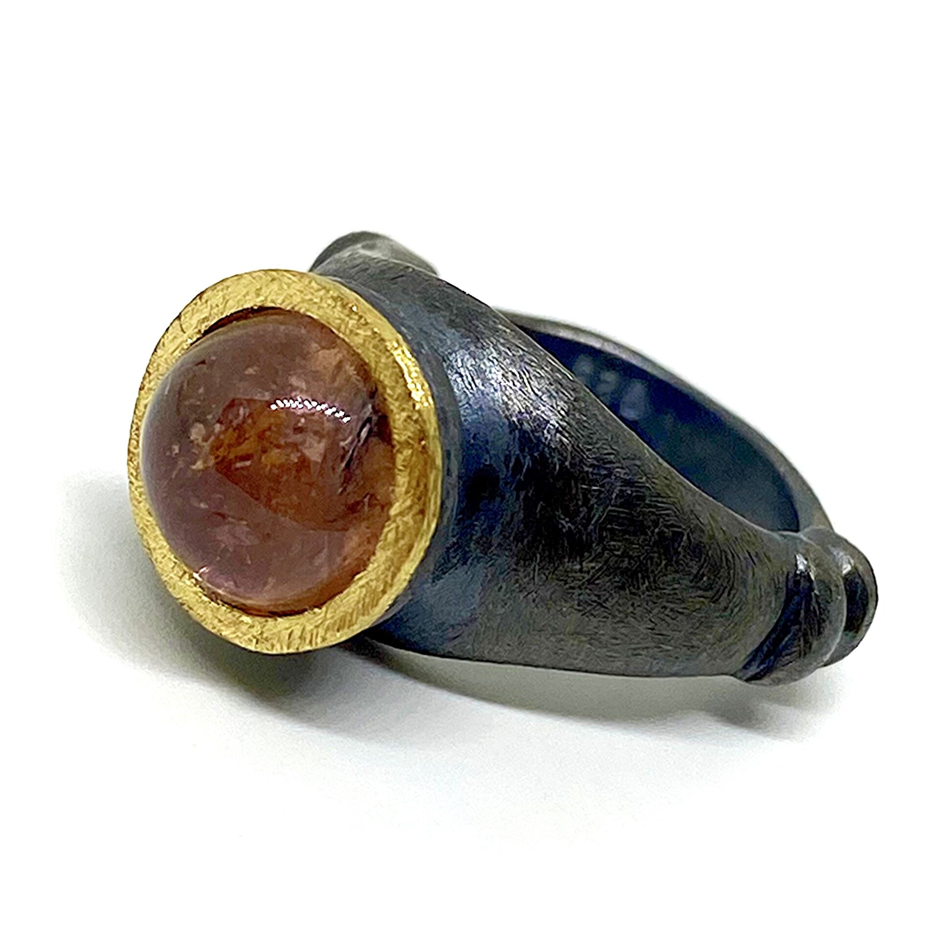 Extraordinario anillo con magnífica Turmalina natural de altísima calidad - 5
